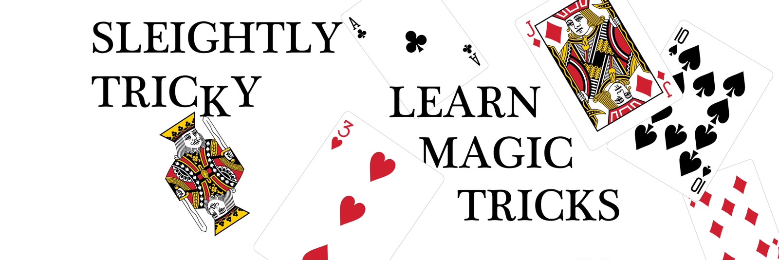 Sleightly Tricky market stall banner